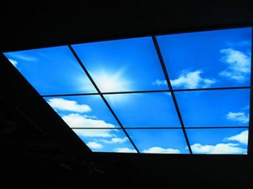 Caja de luz LED de aluminio montada en techo