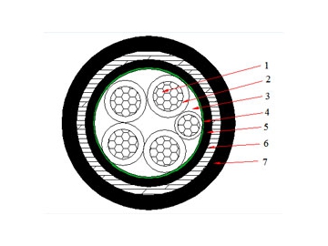 Cable NAYBY de 0.6/1 kV (AL/PVC/STA/PVC)