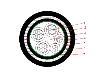 Cables NYBY de 0.6/1 kV (CU/PVC/STA/PVC)