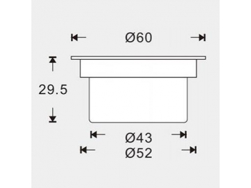 Luz LED RGB SC-F104 (para suelos),Luz LED, LED de Suelo, Iluminación LED