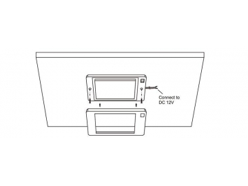 Aplique de luz LED cuadrado para techo SC-A133