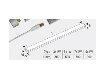 Barra de luz LED para techo y gabinete SC-D104A