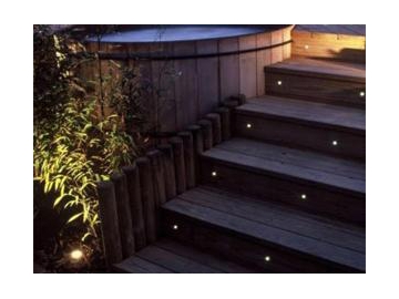 Luz LED de exterior para escaleras y piso deck, de baja potencia SC-B105B