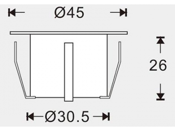 Luz RGB empotrada decorativa para piso deck de exterior SC-B109C