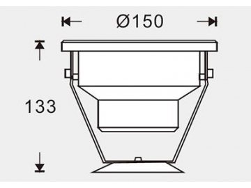 Luz LED impermeable para piletas SC-G102