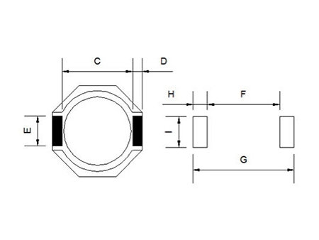 Inductor de potencia SMD, 8.3mm