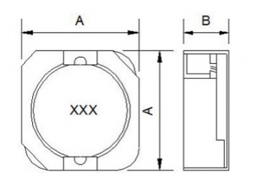 Inductor de potencia SMD, 10.5mm