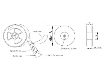 Inductor de potencia SMD, serie LSMT