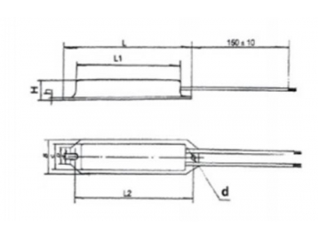 Resistencia de aluminio, serie ZGS800W
