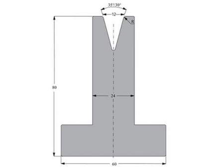 Matrices 35°, H=80mm