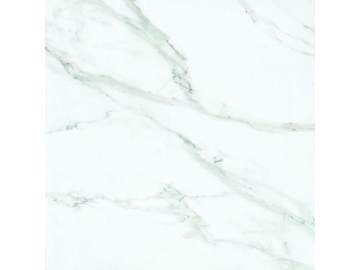 Baldosa de porcelana pulida serie White Marble