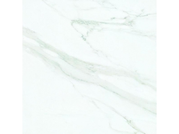 Baldosa de porcelana pulida serie White Marble