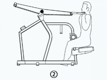 Máquina para estiramiento del músculo dorsal ancho