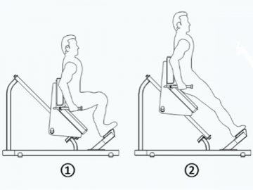 Máquina Hack para sentadilla Squat