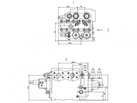 EG40  Distribuidor monoblock