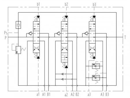 TDV20  Distribuidor hidráulico seccional