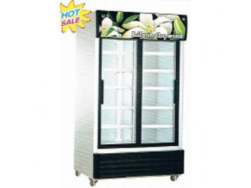 Heladera exhibidora vertical para bebidas