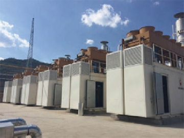 Grupo electrógeno a gas metano de carbón (600kW/1100kW)