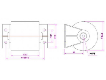 Capacitor de polipropileno metalizado con filtro MKP-DW