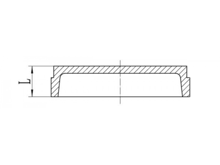 Tapón ranurado para tuberías