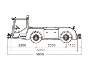 Tractor de remolque eléctrico 200t