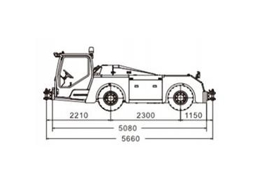 Tractor de remolque de combustión interna 250t