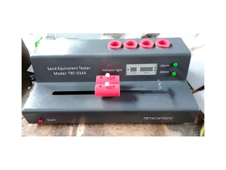 Aparato de prueba equivalente de arena TBT-0334