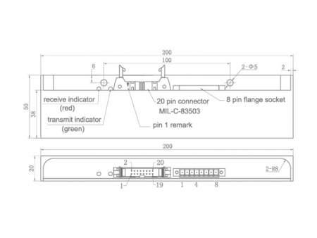 Sensor de Guiado Magnético MGS-2743-H16R; Sensores de Guía Magnética