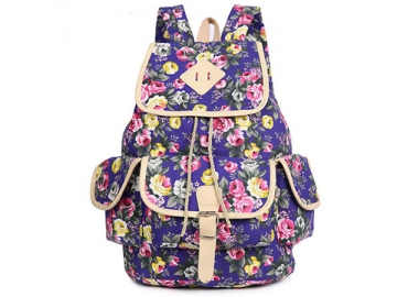 Mochila urbana de lona estampada CBB2115-1