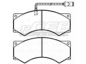 Pastillas de Freno para Vehículos de Pasajeros Iveco