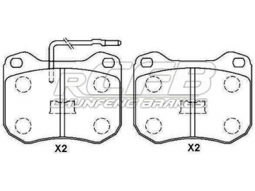 Pastillas de Freno para Vehículos de Pasajeros Peugeot