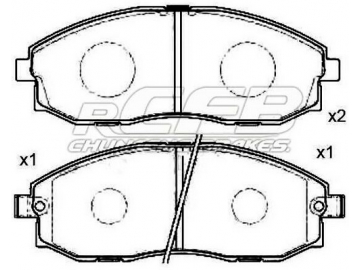 Pastillas de Freno para Vehículos de Pasajeros Hyundai