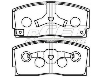 Pastillas de Freno para Vehículos de Pasajeros Daihatsu