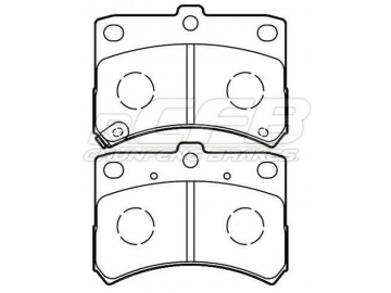 Pastillas de Freno para Vehículos de Pasajeros Daihatsu