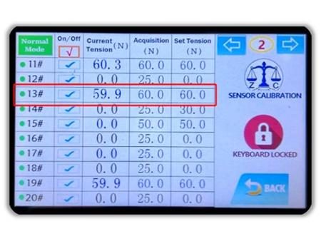 Fileta para urdido, con control inteligente de la tensión del hilo