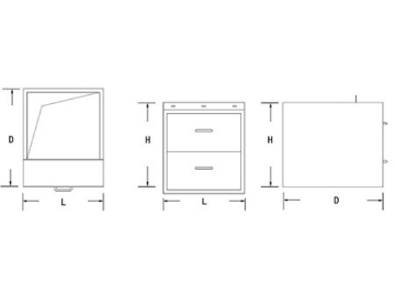 Gabinete para laboratorio (suspendido)