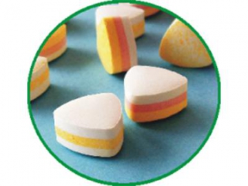 Tableteadora rotativa para tabletas tricolor ZPW125