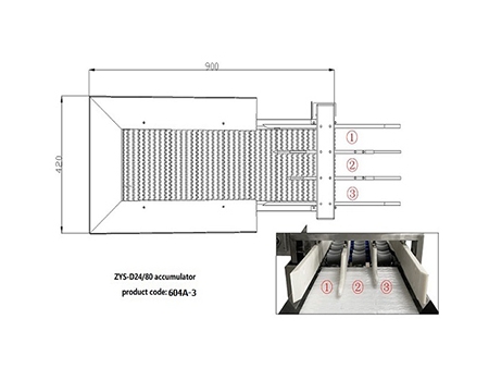 Acumulador de huevos 604A