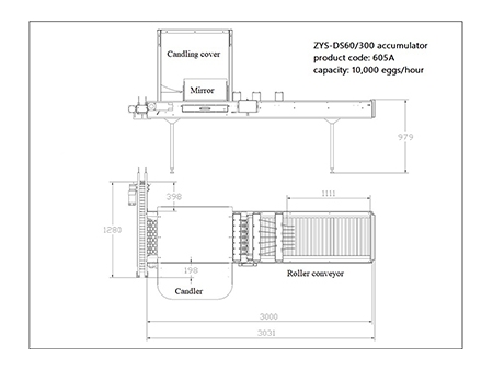 Acumulador de huevos 605A