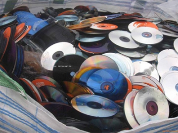 Reciclaje de disco compacto (CD)