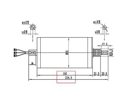 Motor de Imán Permanente sin Escobillas, 500-750W - GF057AQH