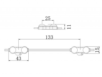 Módulo LED, retroalimentación MBX302B (1W)