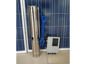 Bomba Solar Sumergible DC de 4 Pulgadas, con Impulsor de Acero SS304 BLSS;                      Bombas de Agua Solares