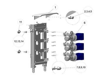 Mástil de ascensor para construcción