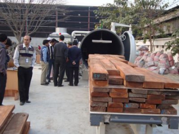 Horno de vacío, Secadero al Vacío de 20m 3     (Ideal para el secado de madera dura y palisandro)