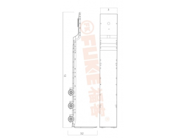 Semirremolque de cama baja, FK35-1303G