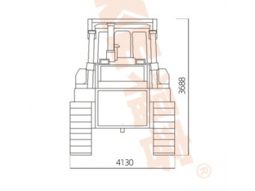 Tractor de orugas / Tractor sobre orugas, FK14-220T