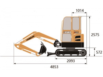 Mini excavadora, FK35SR