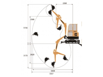 Mini excavadora, FK35SR