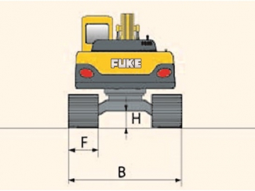 Excavadora sobre oruga / Excavadora oruga / Excavadora de oruga, FK480-9